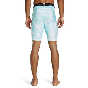 UA HeatGearTM Curry Printed Compression Shorts ''Blue''