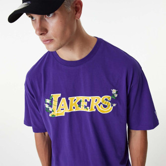 New Era NBA Los Angeles Lakers Floral T-Shirt ''Purple''