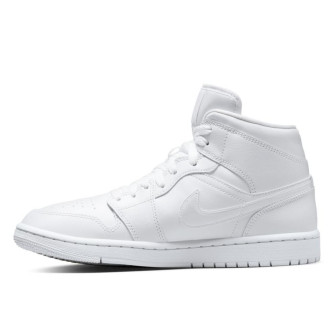 Air Jordan 1 Mid Women's Shoes ''White''