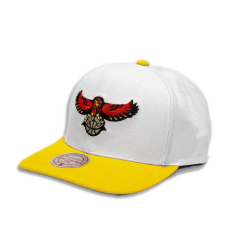 M&N NBA Atlanta Hawks Team 2 Tone 2.0 Snapback Cap ''White''