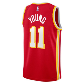 Nike NBA Swingman Atlanta Hawks Trae Young Kids Jersey ''University Red''